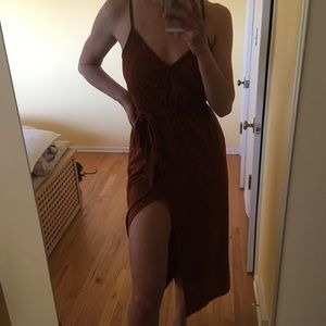 MP|C copper wrap dress